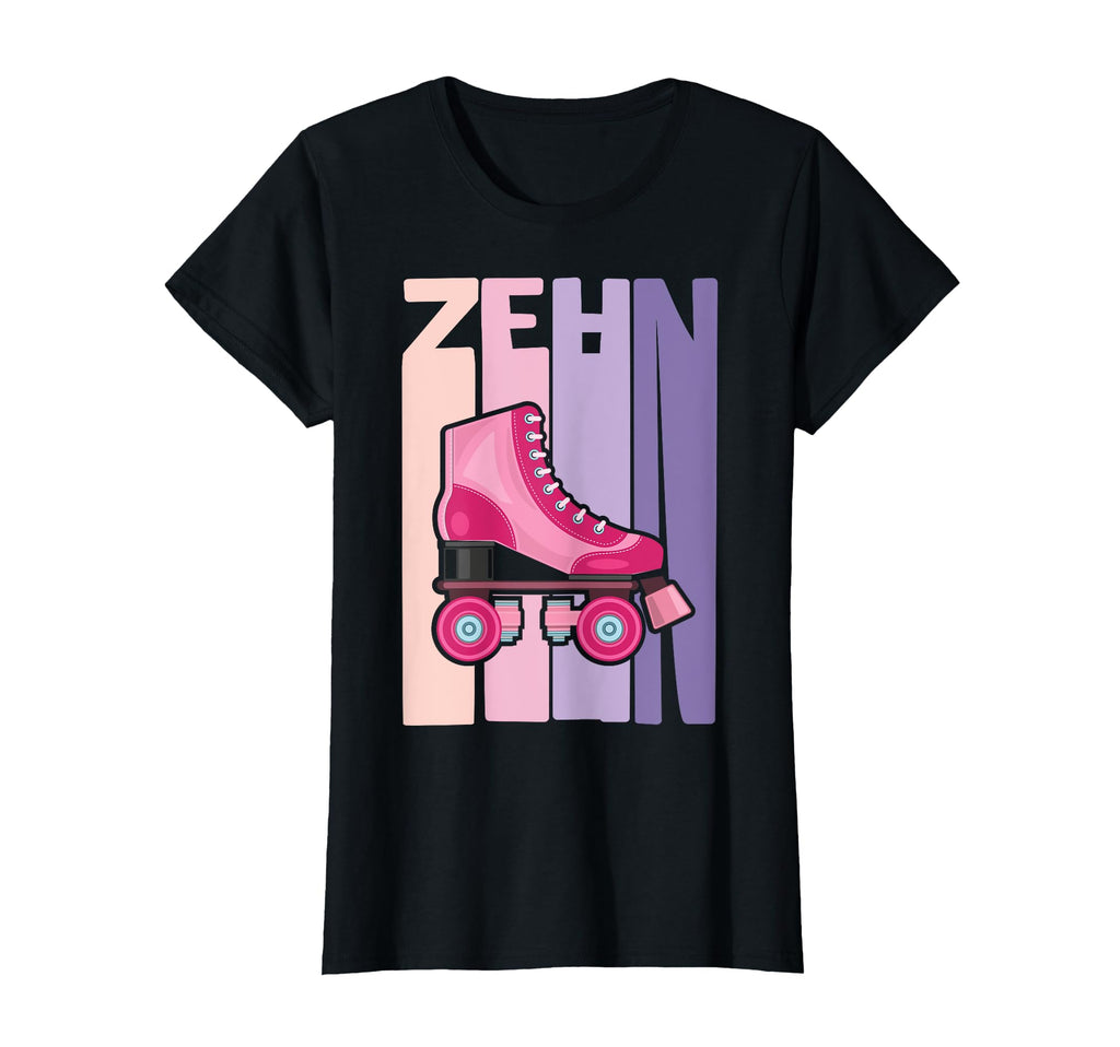 10Th Birthday Roller Skates Roller 10 T-Shirt - Graphic Print Men Women - T-Shirt, Sweatshirt, Hoodie