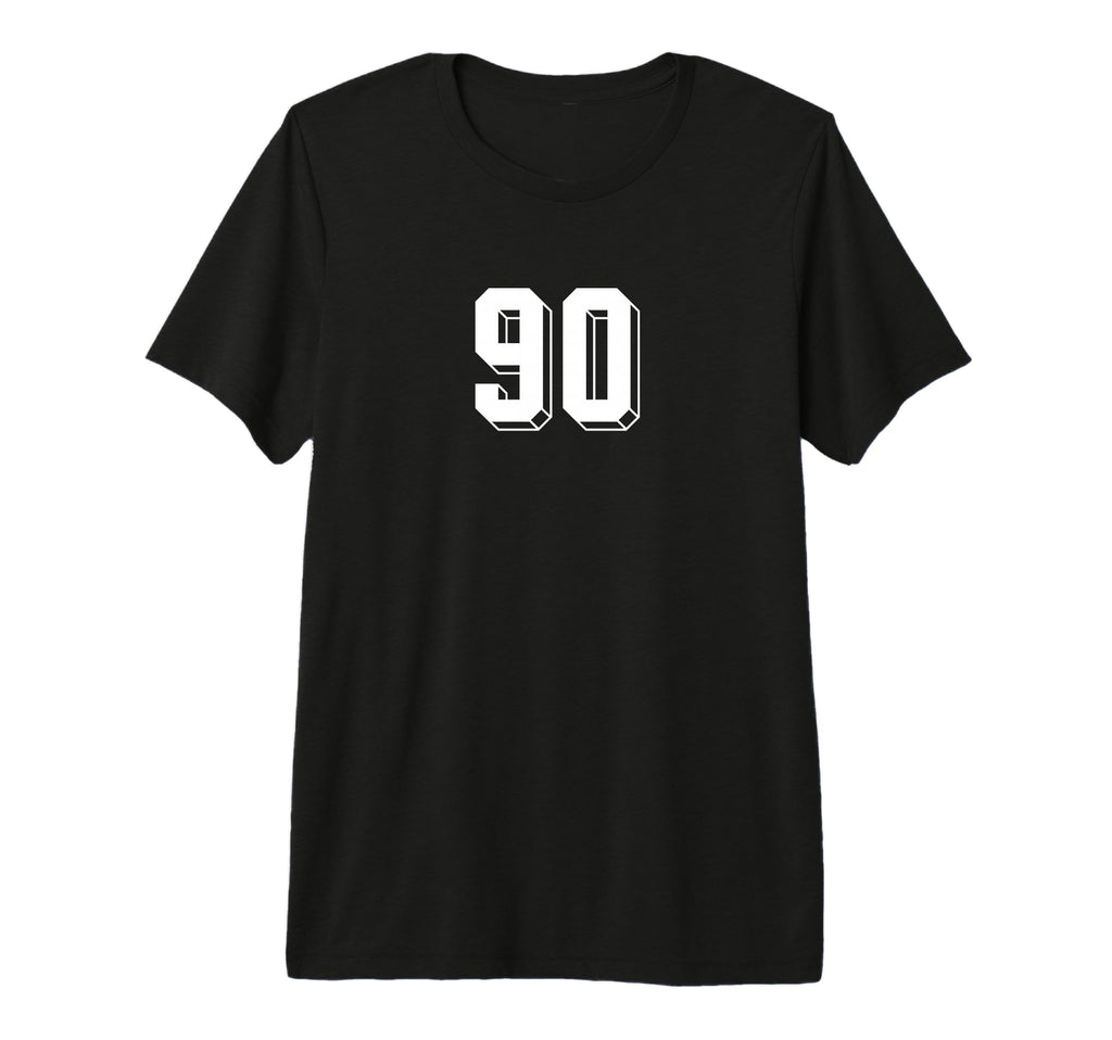Number 90 80S 90S Soccer Team T-Shirt - Fun Novelty Design Men Women - T-Shirt, Sweatshirt, Hoodie