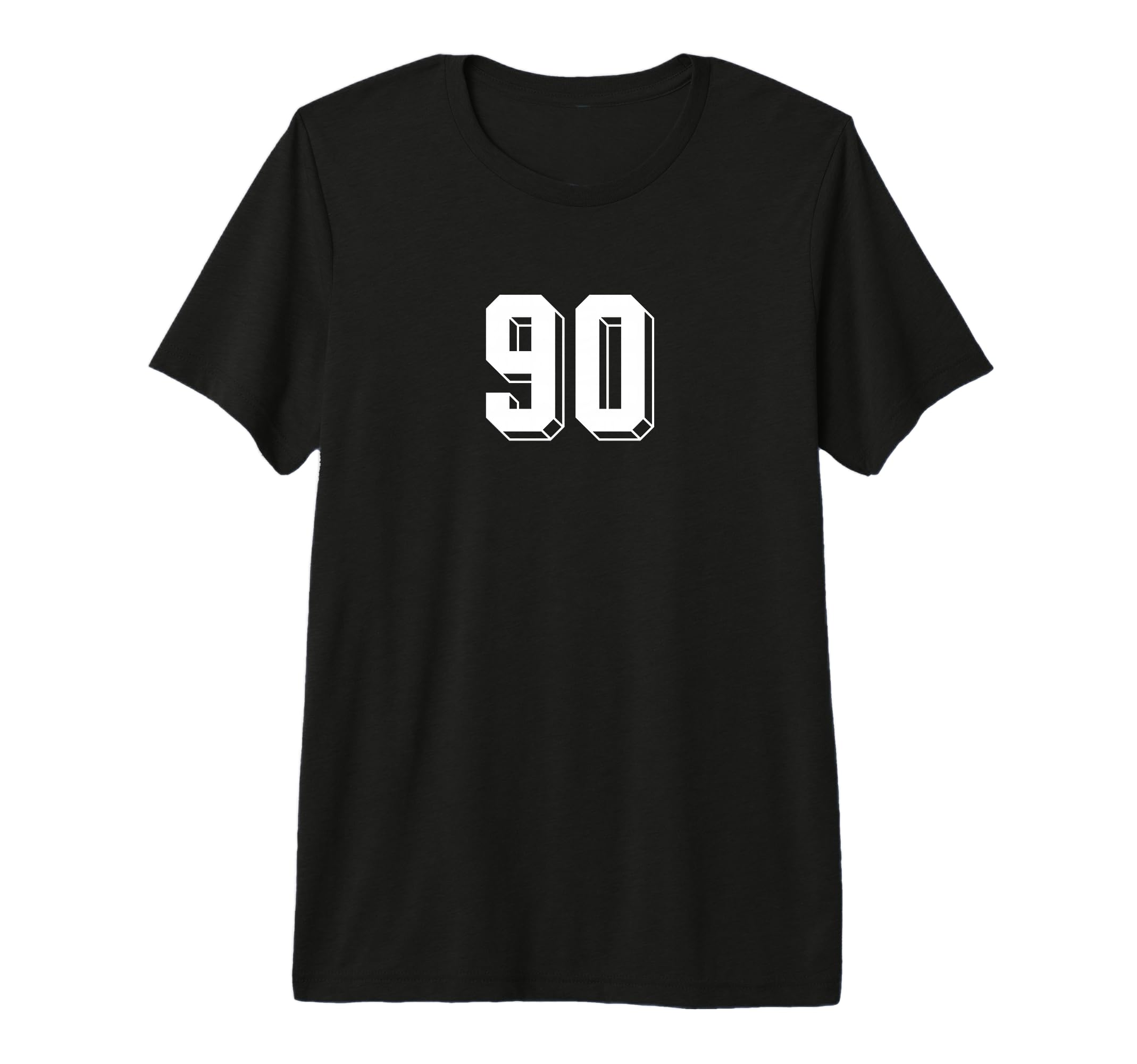 Number 90 80S 90S Soccer Team T-Shirt - Fun Novelty Design Men Women - T-Shirt, Sweatshirt, Hoodie