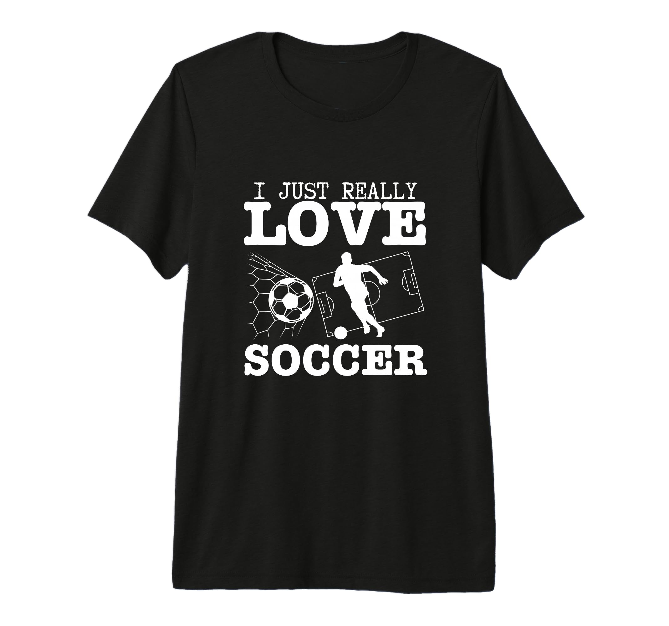 Soccer Player I Just Really Love T-Shirt - Custom Art Print Men Women - T-Shirt, Sweatshirt, Hoodie