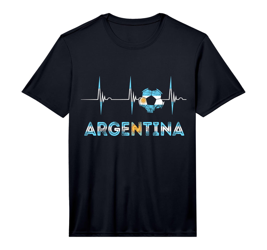 Argentinian Pride Heartbeat Ekg T-Shirt - Custom Art Print for Adults - T-Shirt, Sweatshirt, Hoodie