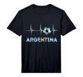 Argentinian Pride Heartbeat Ekg T-Shirt - Custom Art Print for Adults - T-Shirt, Sweatshirt, Hoodie