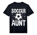 Soccer Aunt Heart Sport Lover Auntie T-Shirt - Aesthetic Graphic Unisex - T-Shirt, Sweatshirt, Hoodie