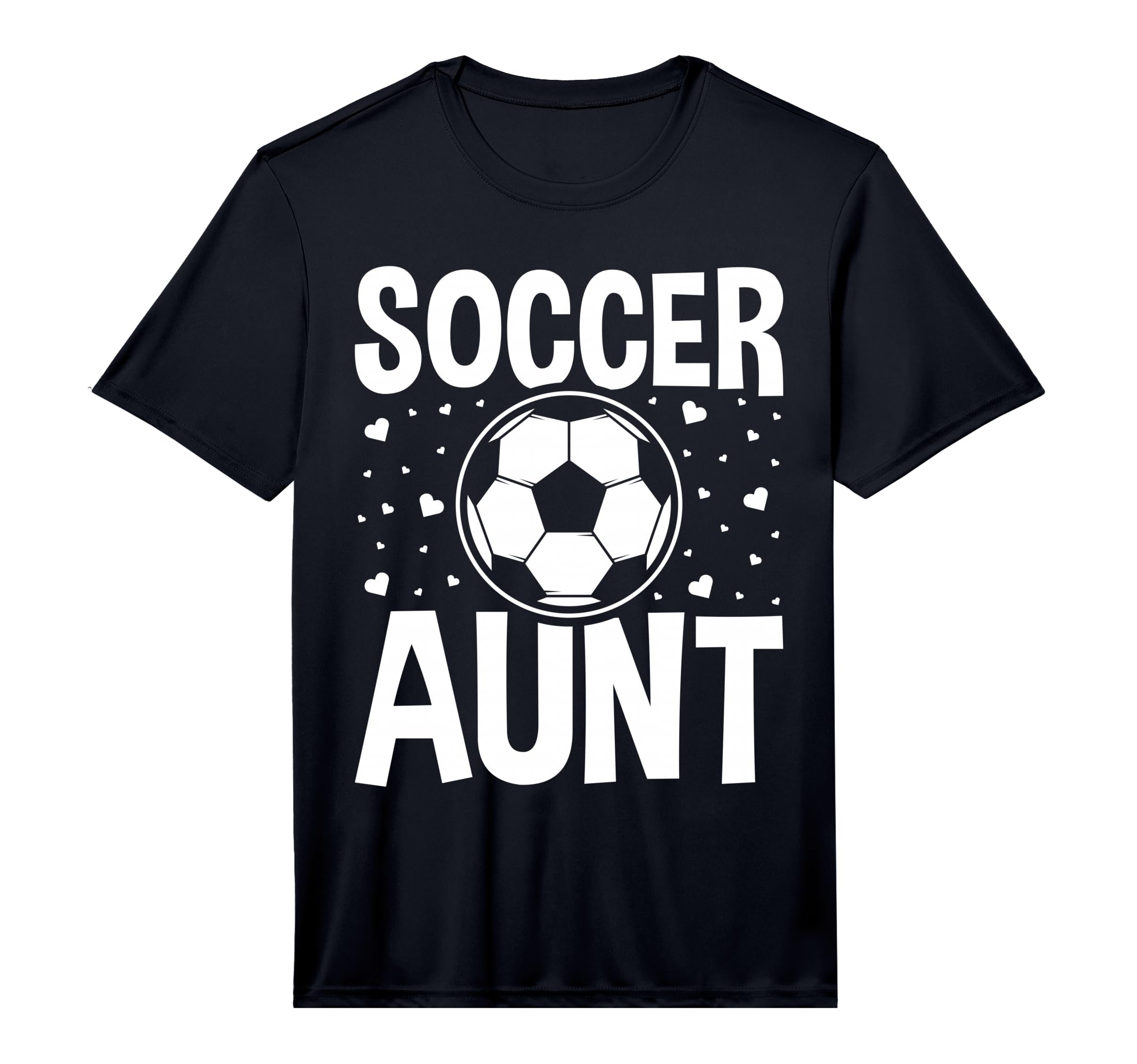 Soccer Aunt Heart Sport Lover Auntie T-Shirt - Aesthetic Graphic Unisex - T-Shirt, Sweatshirt, Hoodie