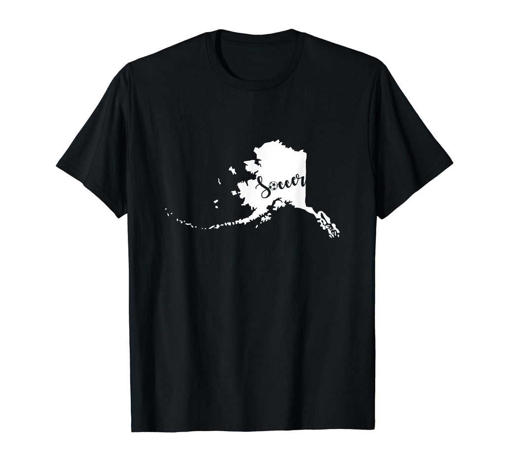 Alaska Soccer Pride Script T-Shirt - Casual Everyday Wear Men Women - T-Shirt, Sweatshirt, Hoodie