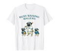 Busy Raising Baller Baseball T-Shirt - Casual Everyday Wear for Adults - T-Shirt, Sweatshirt, Hoodie