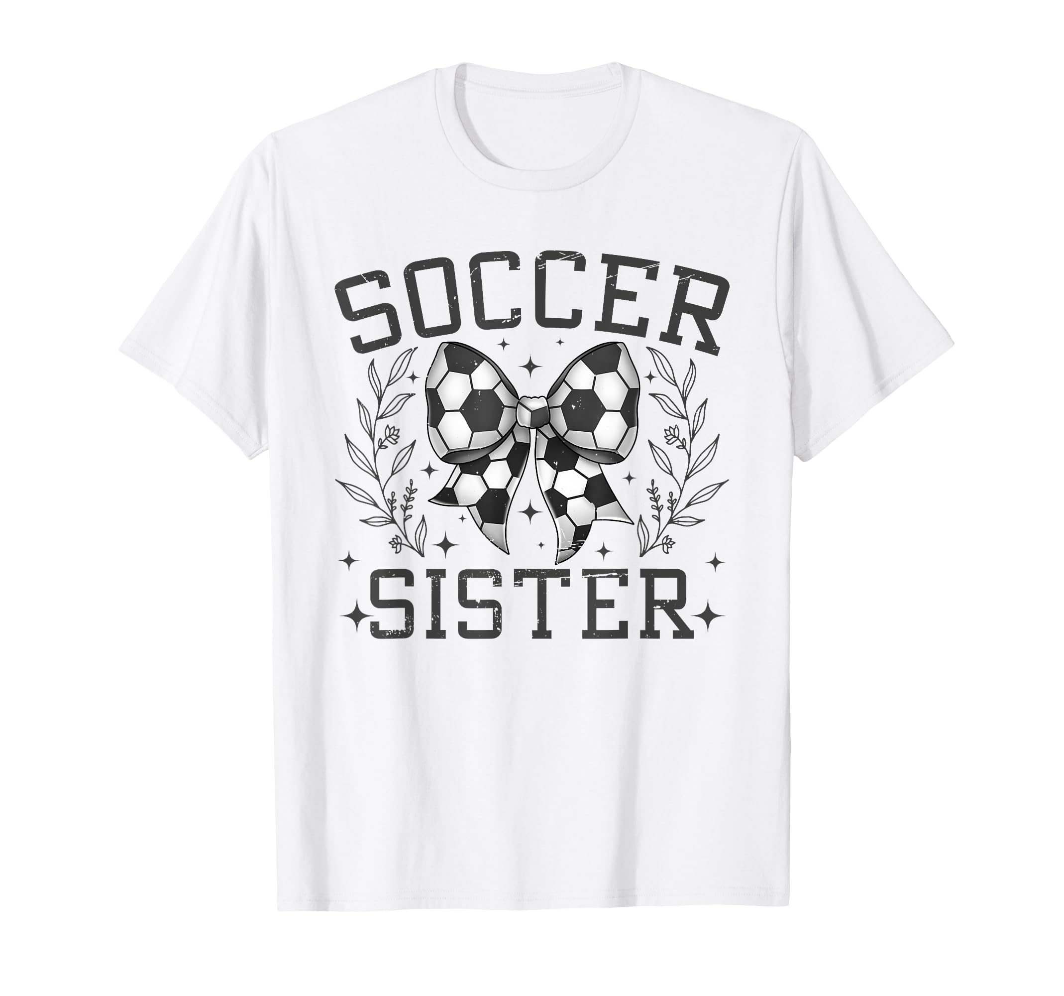 Coquette Bow Soccer Sister Game Day T-Shirt - Unique Graphic Men Women - T-Shirt, Sweatshirt, Hoodie