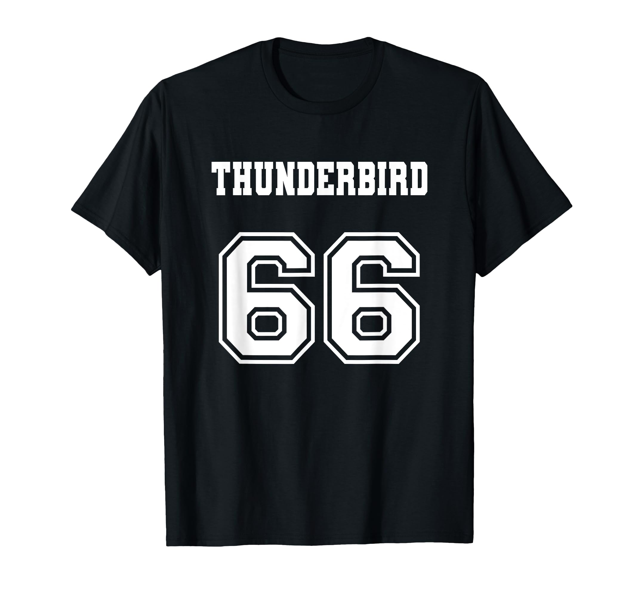 Jersey Thunderbird 66 1966 Muscle Car T-Shirt - Unique Graphic for Adults - T-Shirt, Sweatshirt, Hoodie