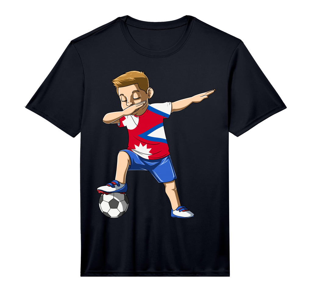 Dabbing Soccer Nepal Jersey Nepalese T-Shirt - Minimalist Print Men Women - T-Shirt, Sweatshirt, Hoodie