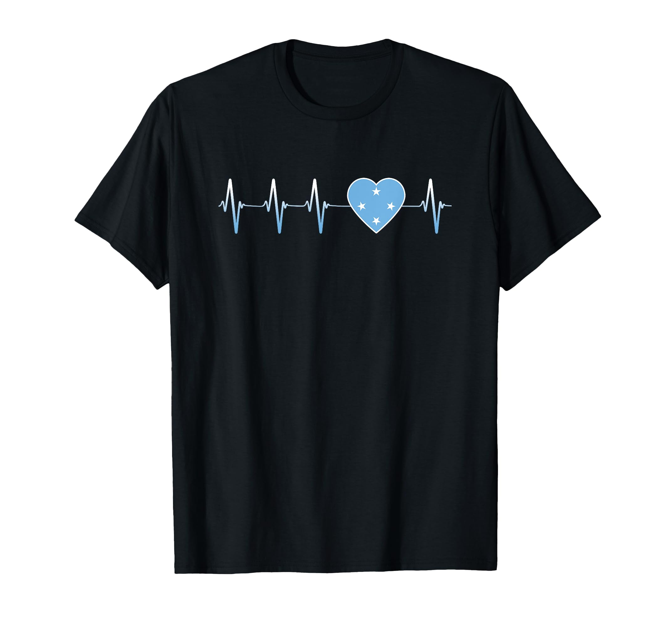 Micronesian Heartbeat I Love T-Shirt - Trendy Graphic for Adults - T-Shirt, Sweatshirt, Hoodie
