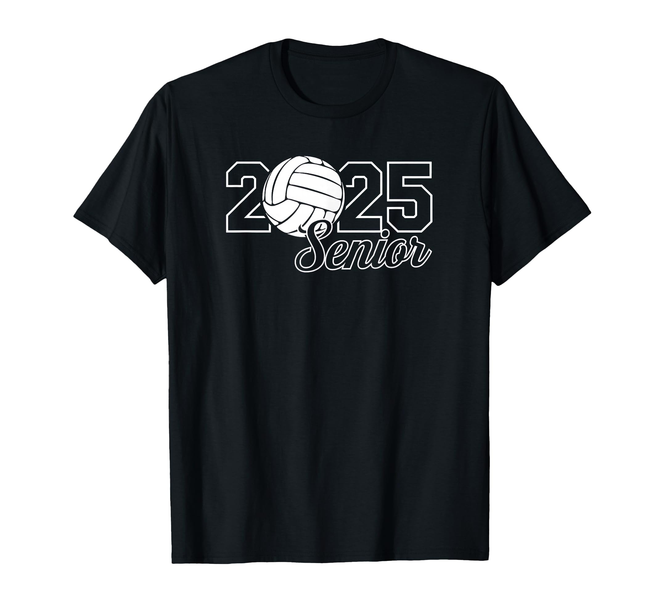 Senior 2025 Volleyball Mom High School T-Shirt - Fun Novelty Design Unisex - T-Shirt, Sweatshirt, Hoodie