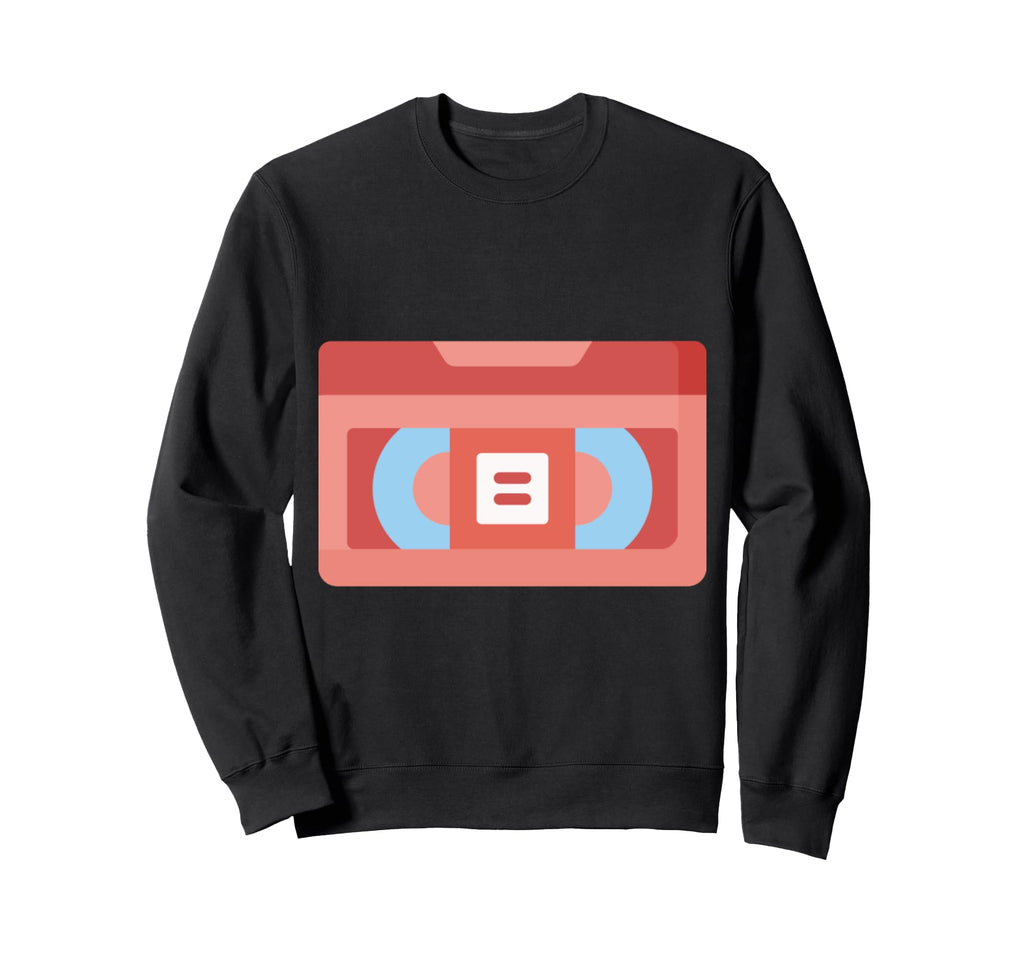 Vhs Video Cassette Tape Tv Sweatshirt - Aesthetic Graphic Unisex - T-Shirt, Sweatshirt, Hoodie