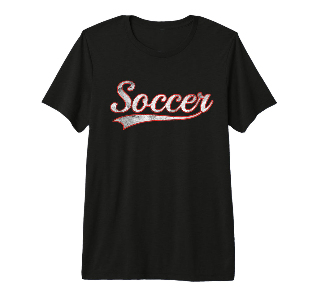 Soccer Varsity Distressed T-Shirt - Casual Everyday Wear for Adults - T-Shirt, Sweatshirt, Hoodie