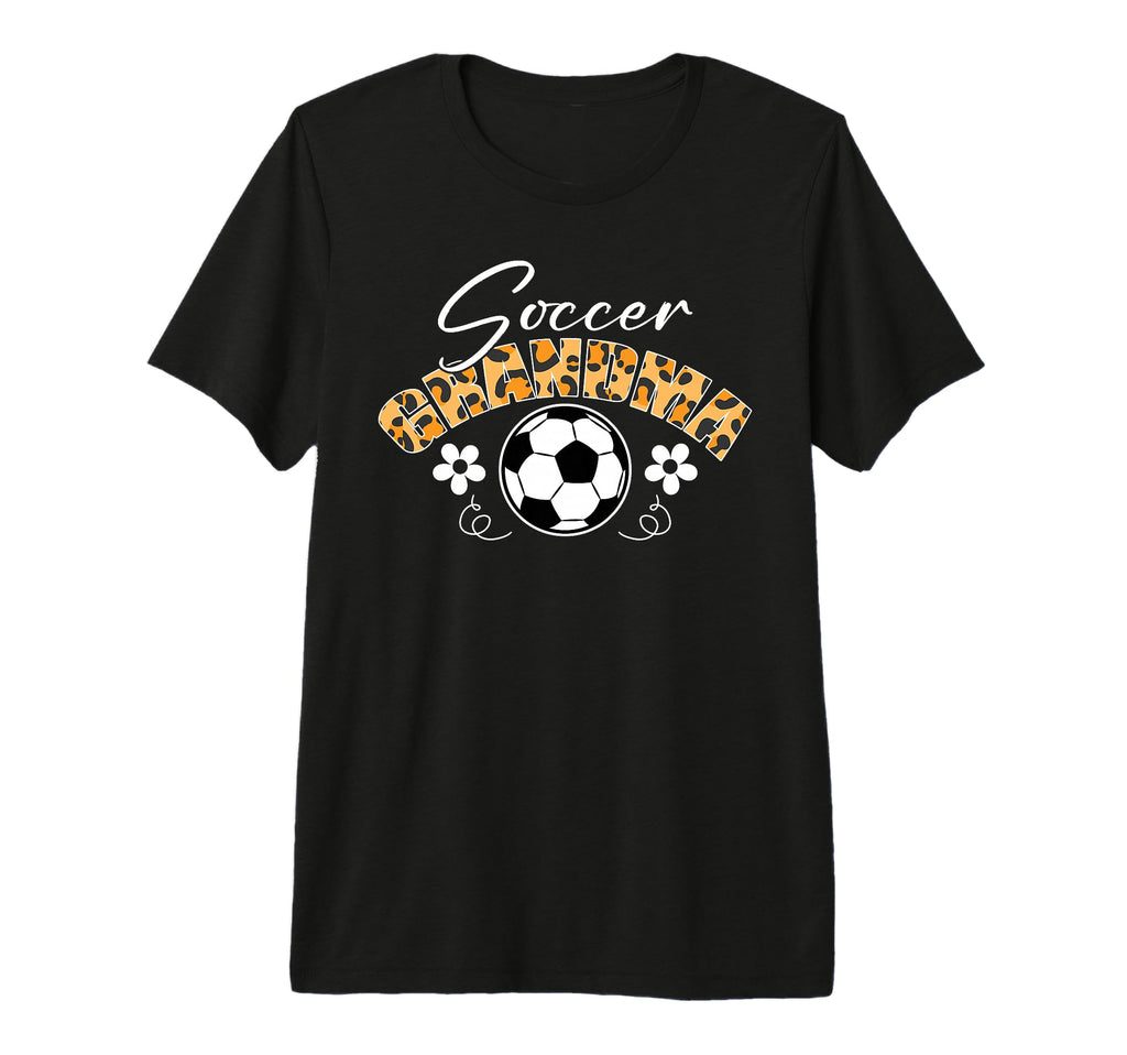 Soccer Grandma Leopard Family Cheer T-Shirt - Minimalist Print for Adults - T-Shirt, Sweatshirt, Hoodie