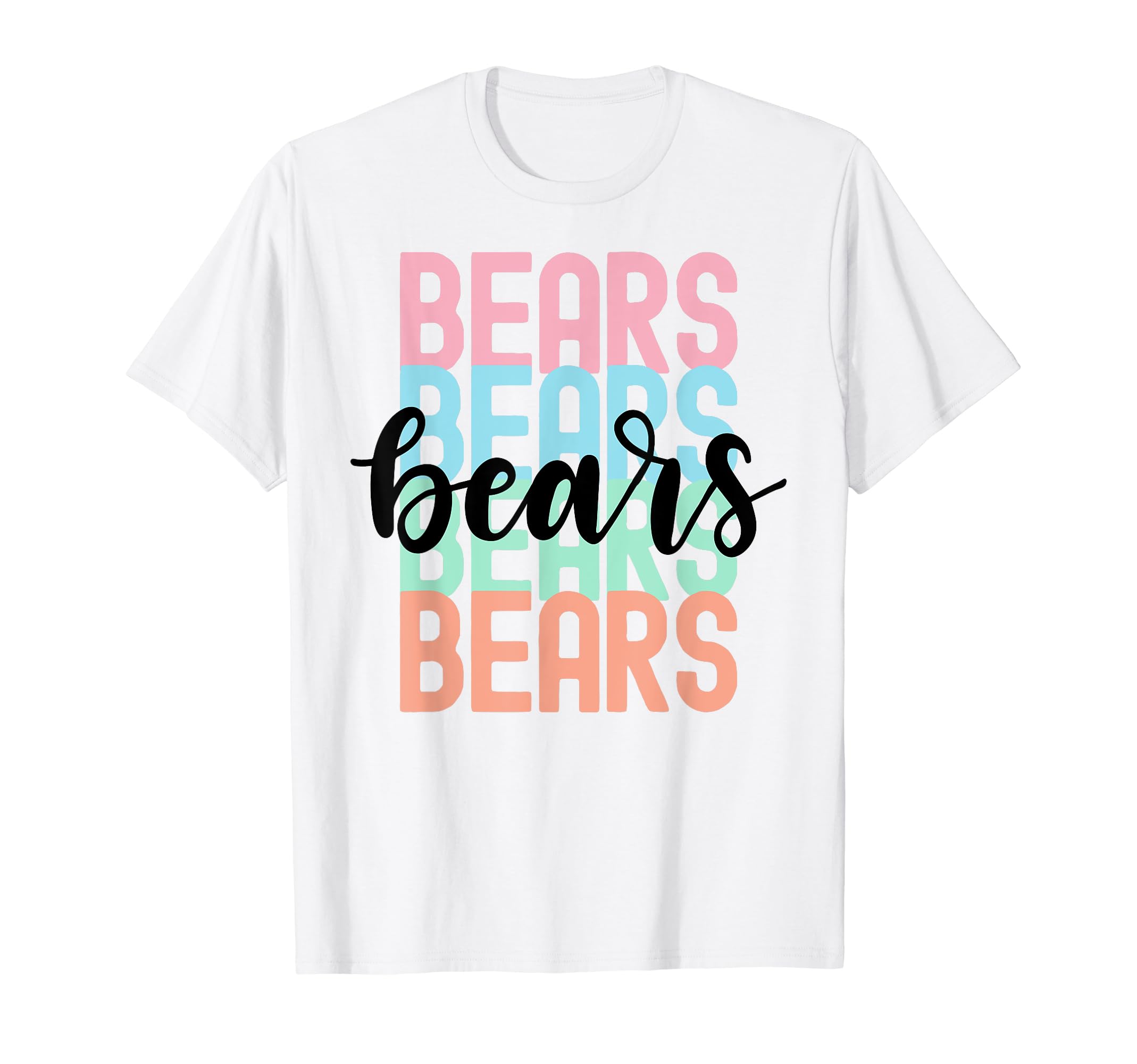 Bears Team Mascot School Spirit Game T-Shirt - Aesthetic Graphic Men Women - T-Shirt, Sweatshirt, Hoodie