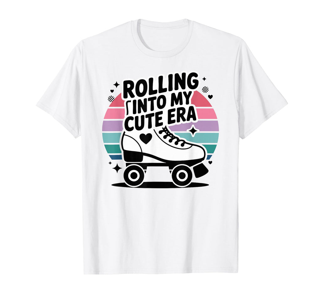 Rolling Into My Era Roller Skating T-Shirt - Casual Everyday Wear Men Women - T-Shirt, Sweatshirt, Hoodie