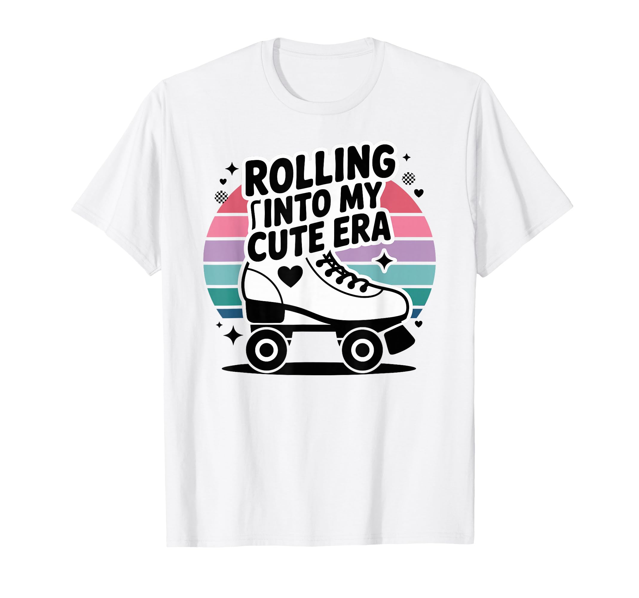 Rolling Into My Era Roller Skating T-Shirt - Casual Everyday Wear Men Women - T-Shirt, Sweatshirt, Hoodie