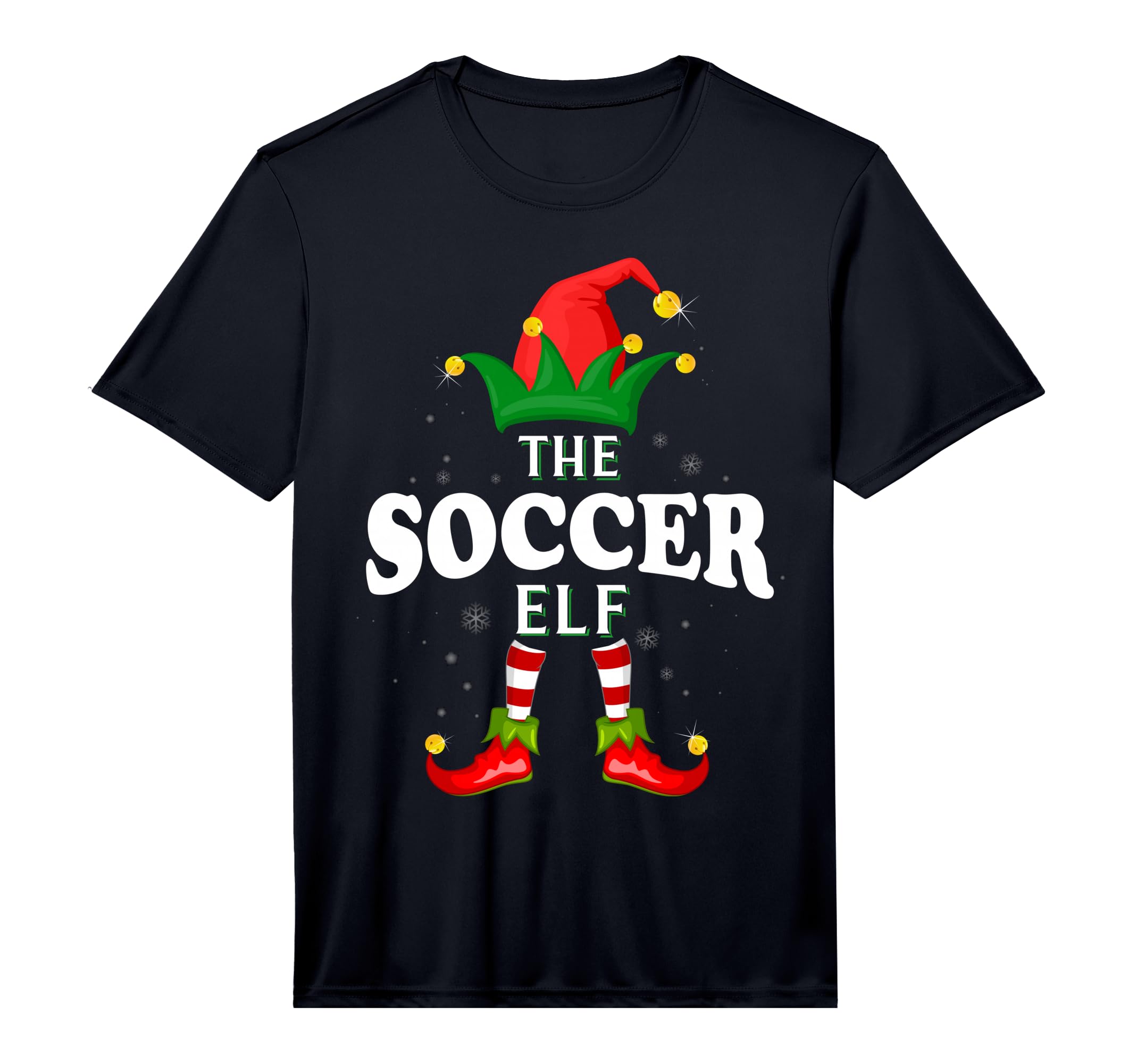 Mens Soccer Elf Family Matching T-Shirt - Fun Novelty Design for Adults - T-Shirt, Sweatshirt, Hoodie