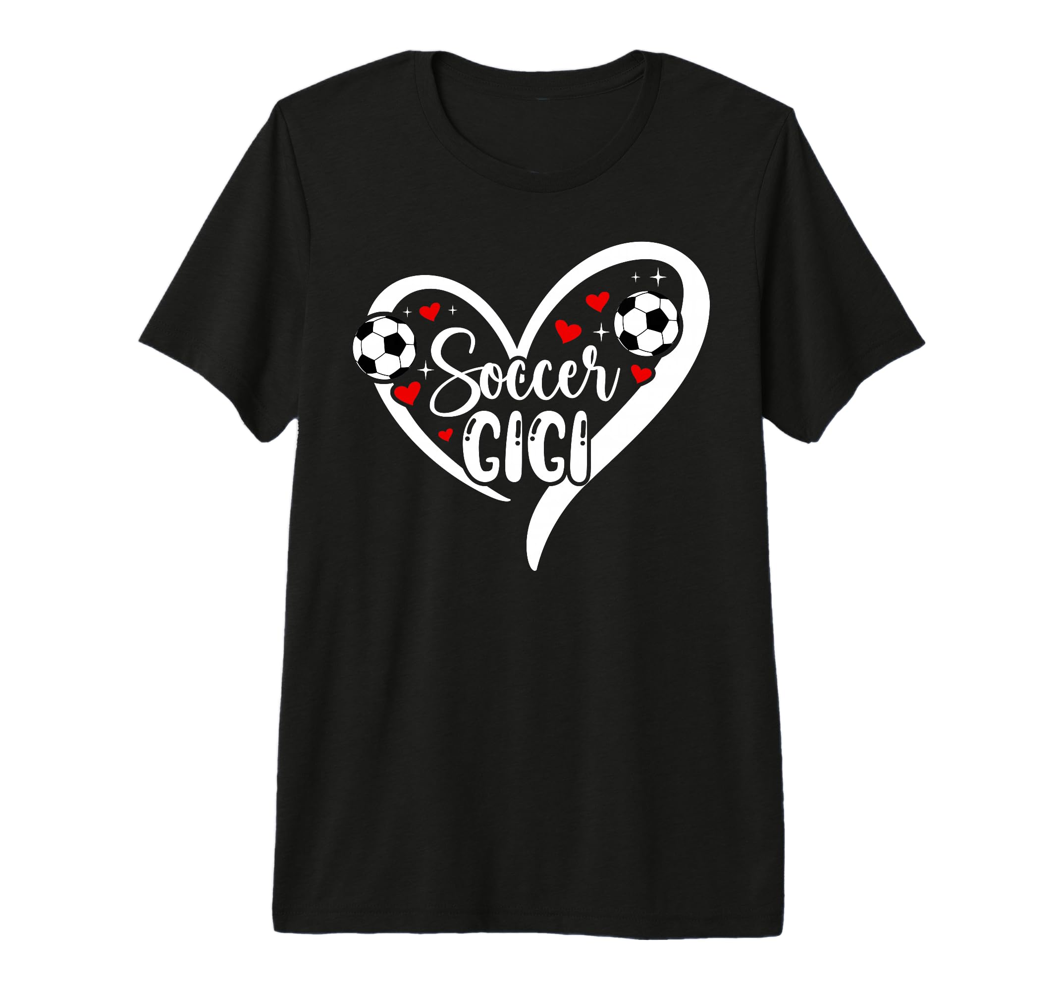 Soccer Gigi Heart Grandma Gigi T-Shirt - Aesthetic Graphic for Adults - T-Shirt, Sweatshirt, Hoodie