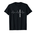 Line Art Heartbeat Line Soccer Pulse T-Shirt - Streetwear Style Unisex - T-Shirt, Sweatshirt, Hoodie
