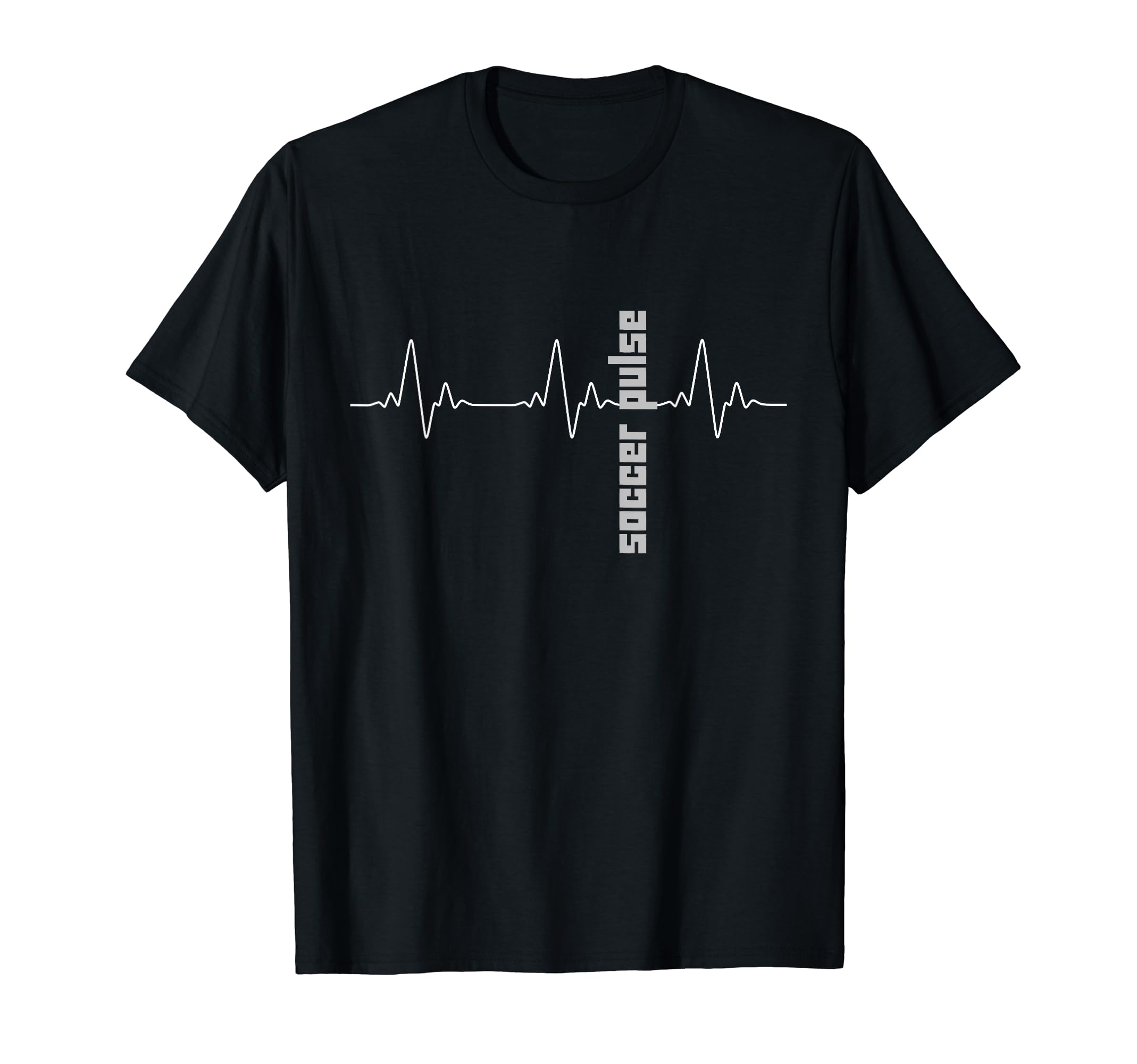 Line Art Heartbeat Line Soccer Pulse T-Shirt - Streetwear Style Unisex - T-Shirt, Sweatshirt, Hoodie