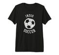 Indio Soccer Distressed 90S Tri Blend T-Shirt - Unique Graphic for Adults - T-Shirt, Sweatshirt, Hoodie