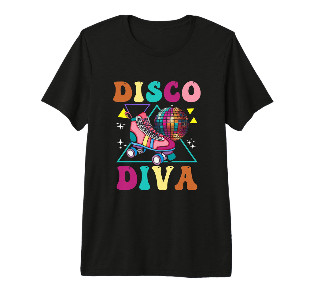 Roller Skating Disco Diva Skate 70S T-Shirt - Aesthetic Graphic Men Women - T-Shirt, Sweatshirt, Hoodie