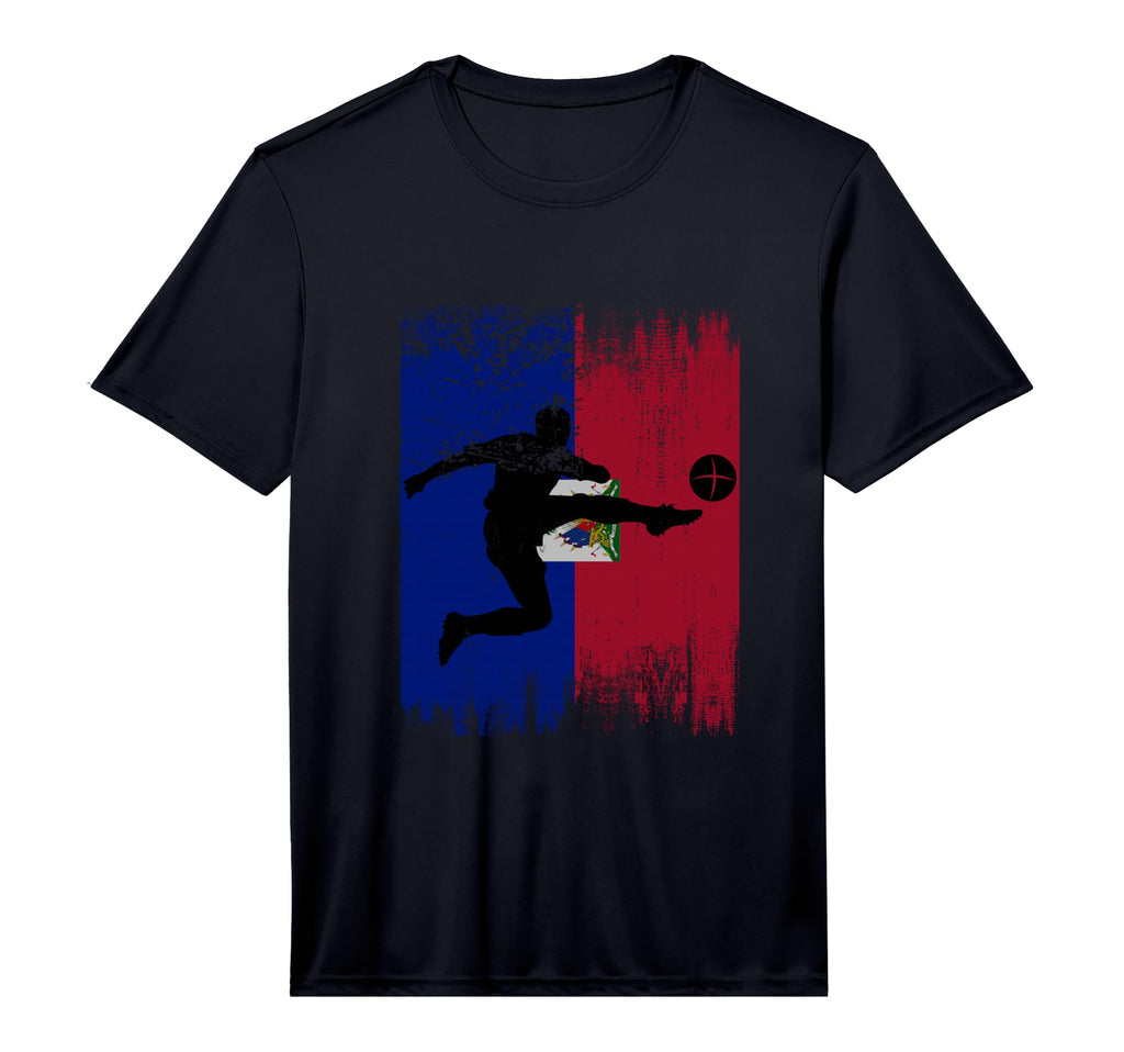 Haiti Soccer Haitian Football T-Shirt - Custom Art Print for Adults - T-Shirt, Sweatshirt, Hoodie