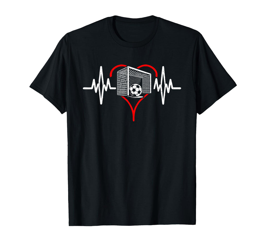 Heartbeat Soccer Football Player T-Shirt - Streetwear Style for Adults - T-Shirt, Sweatshirt, Hoodie