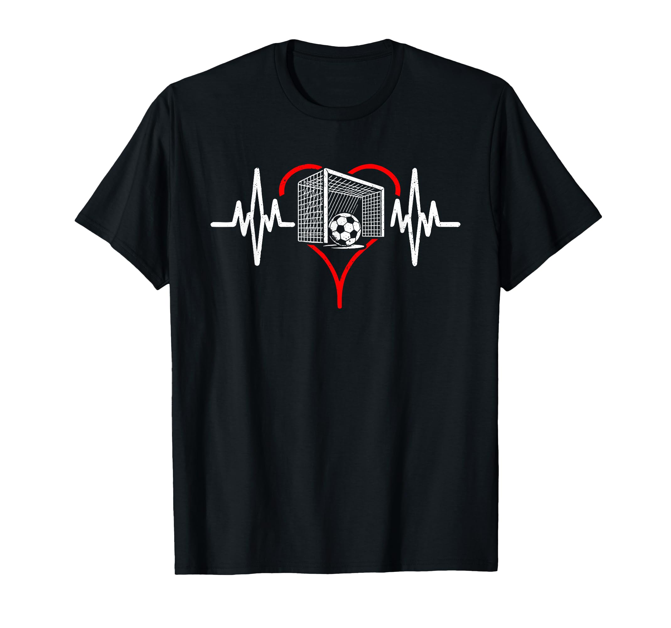 Heartbeat Soccer Football Player T-Shirt - Streetwear Style for Adults - T-Shirt, Sweatshirt, Hoodie