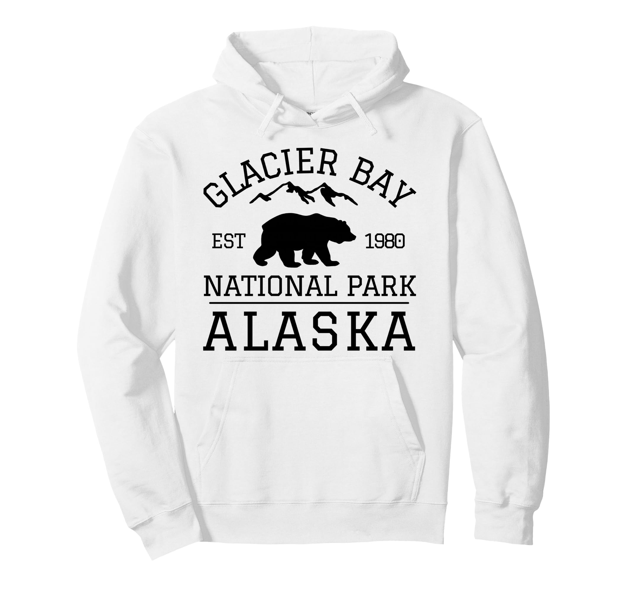 Glacier Bay National Park Alaska Usa Hoodie - Aesthetic Graphic Men Women - T-Shirt, Sweatshirt, Hoodie