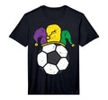 Soccer Football Jester Mardi Gras T-Shirt - Minimalist Print for Adults - T-Shirt, Sweatshirt, Hoodie