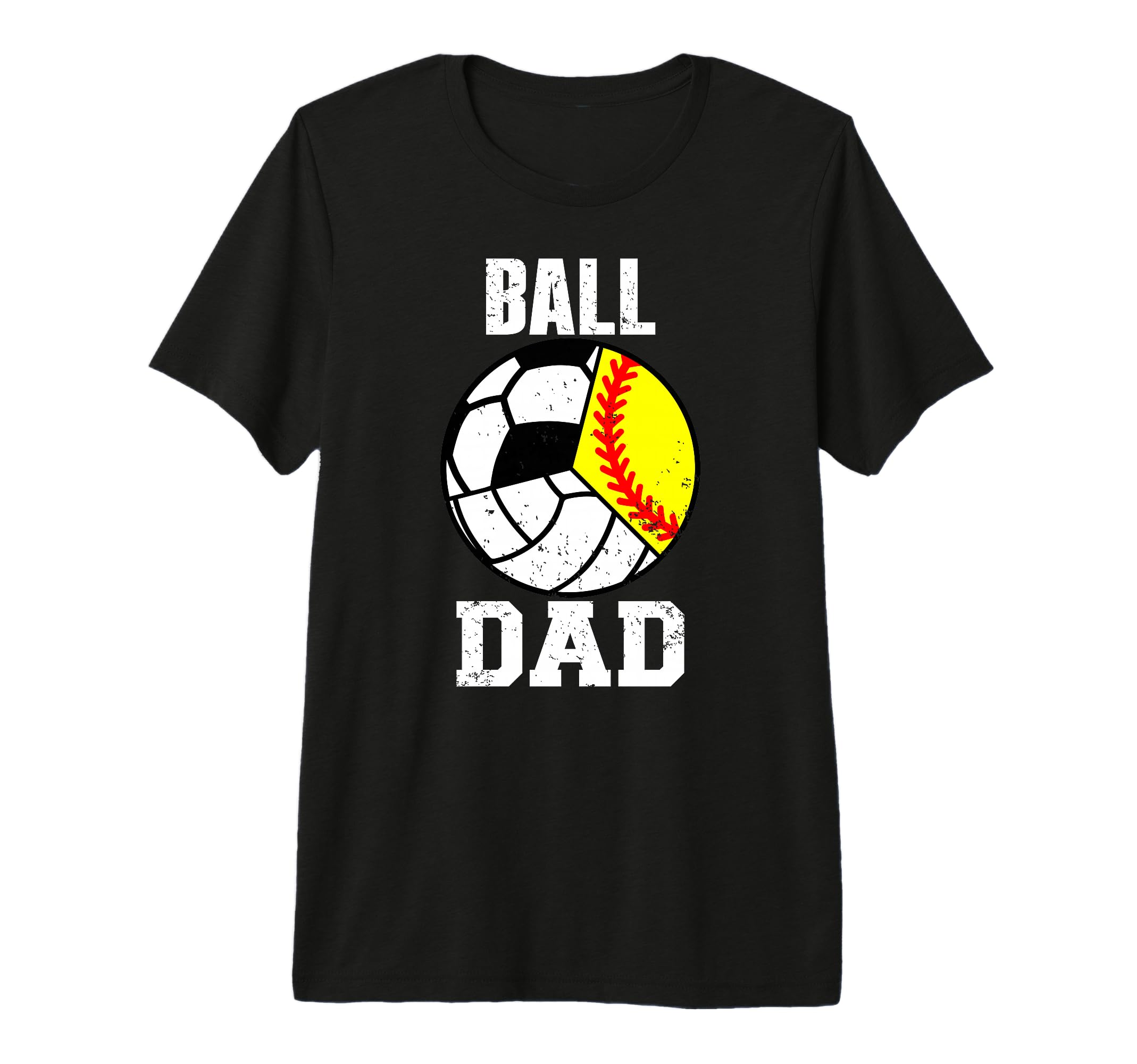Mens Ball Dad Funny Softball T-Shirt - Trendy Graphic for Adults - T-Shirt, Sweatshirt, Hoodie