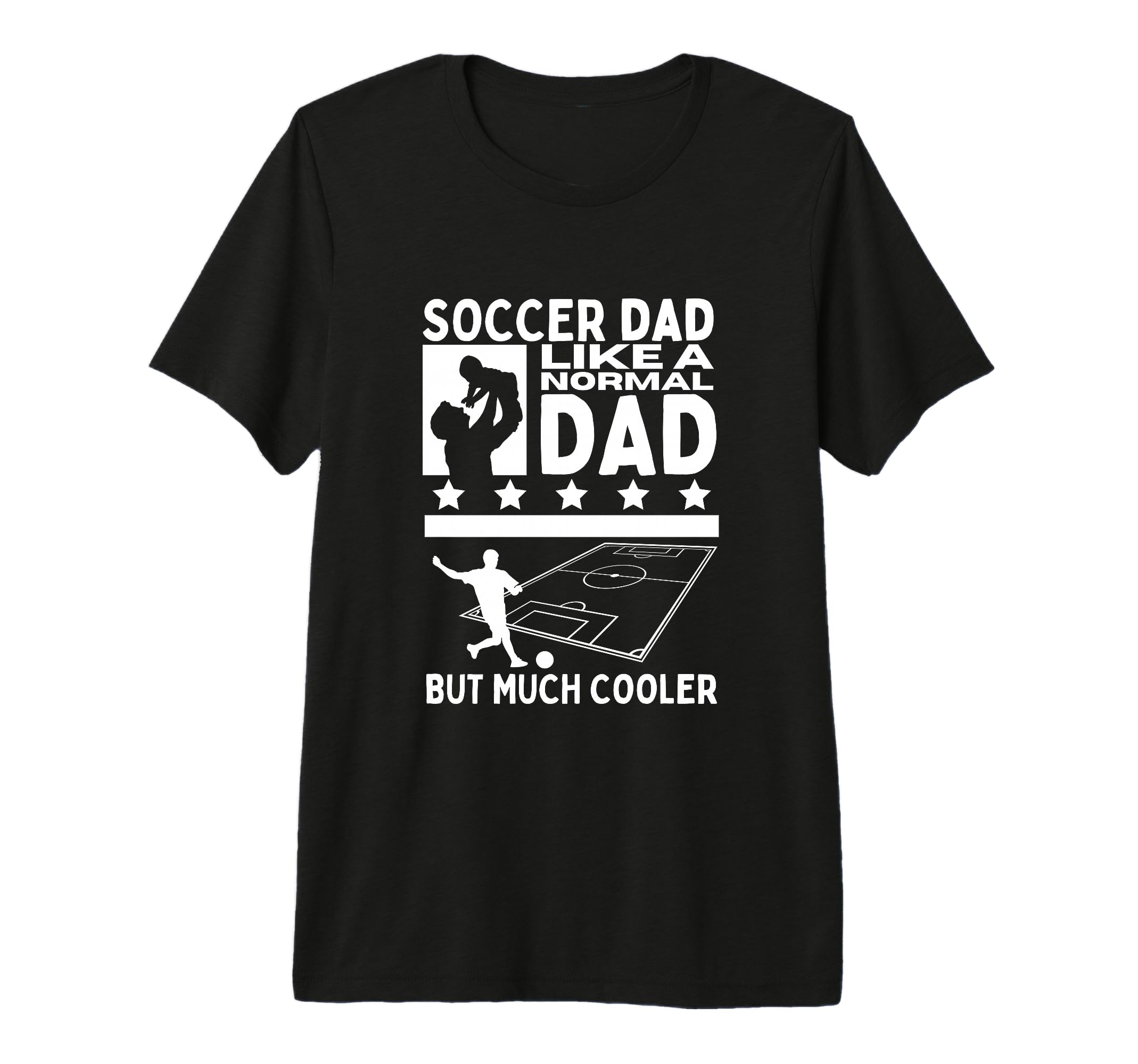Soccer Dad Father Funny Soccer Player T-Shirt - Minimalist Print Men Women - T-Shirt, Sweatshirt, Hoodie