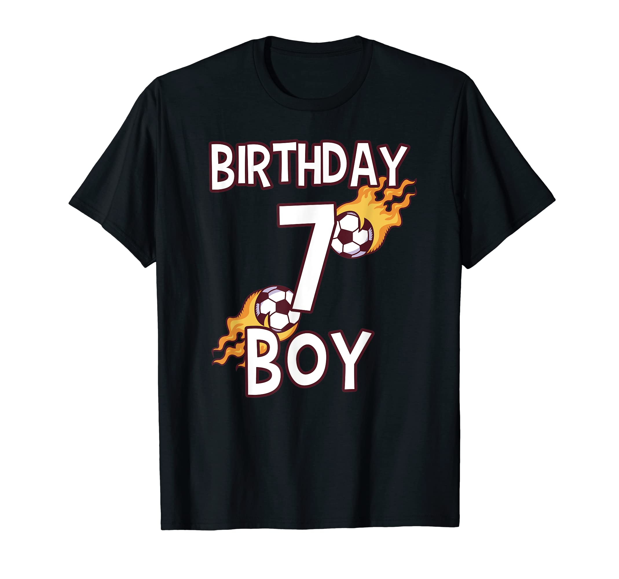 7Th Birthday 7 Year Old Soccer T-Shirt - Casual Everyday Wear for Adults - T-Shirt, Sweatshirt, Hoodie