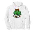 Soccer St Patricks Day Coquette Bow Shamrock Hoodie - Graphic Print Unisex - T-Shirt, Sweatshirt, Hoodie