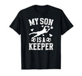 My Son Is Soccer Keeper Mom Soccer T-Shirt - Minimalist Print Men Women - T-Shirt, Sweatshirt, Hoodie