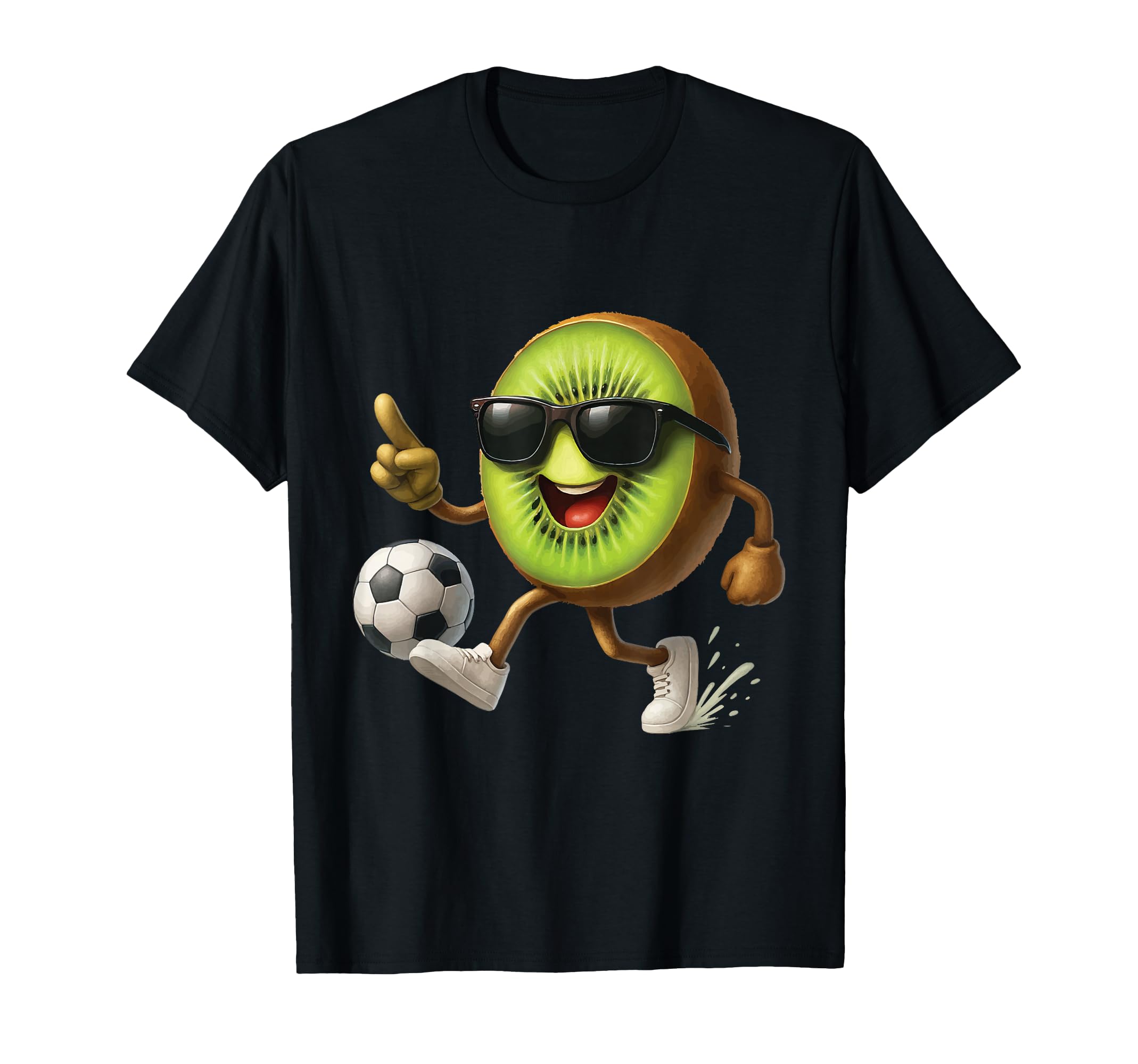 Kiwi Soccer T-Shirt - Trendy Graphic Unisex - T-Shirt, Sweatshirt, Hoodie