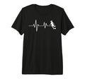 Soccer Heartbeat Ecg Football Tri T-Shirt - Fun Novelty Design Men Women - T-Shirt, Sweatshirt, Hoodie