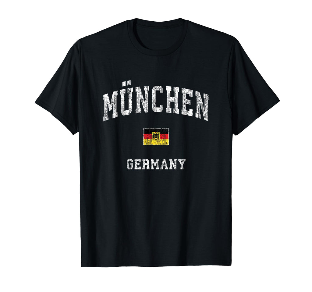 Munich Munchen Germany Athletic Sports T-Shirt - Custom Art Print Men Women - T-Shirt, Sweatshirt, Hoodie