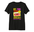 Back To 80S Boombox Roller Skate Tri T-Shirt - Minimalist Print Unisex - T-Shirt, Sweatshirt, Hoodie