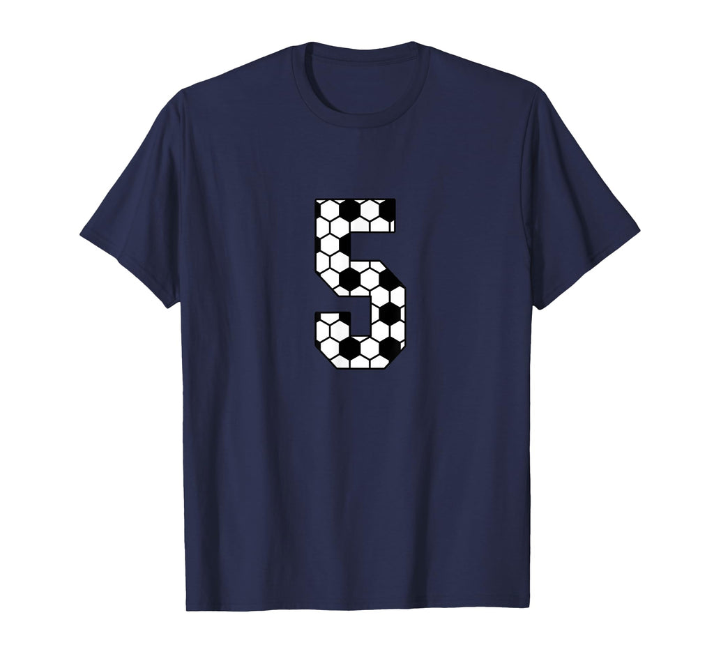 5 Soccer Jersey Favorite Player Fan T-Shirt - Minimalist Print for Adults - T-Shirt, Sweatshirt, Hoodie