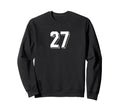 Number 27 80S 90S Soccer Team Sweatshirt - Aesthetic Graphic for Adults - T-Shirt, Sweatshirt, Hoodie