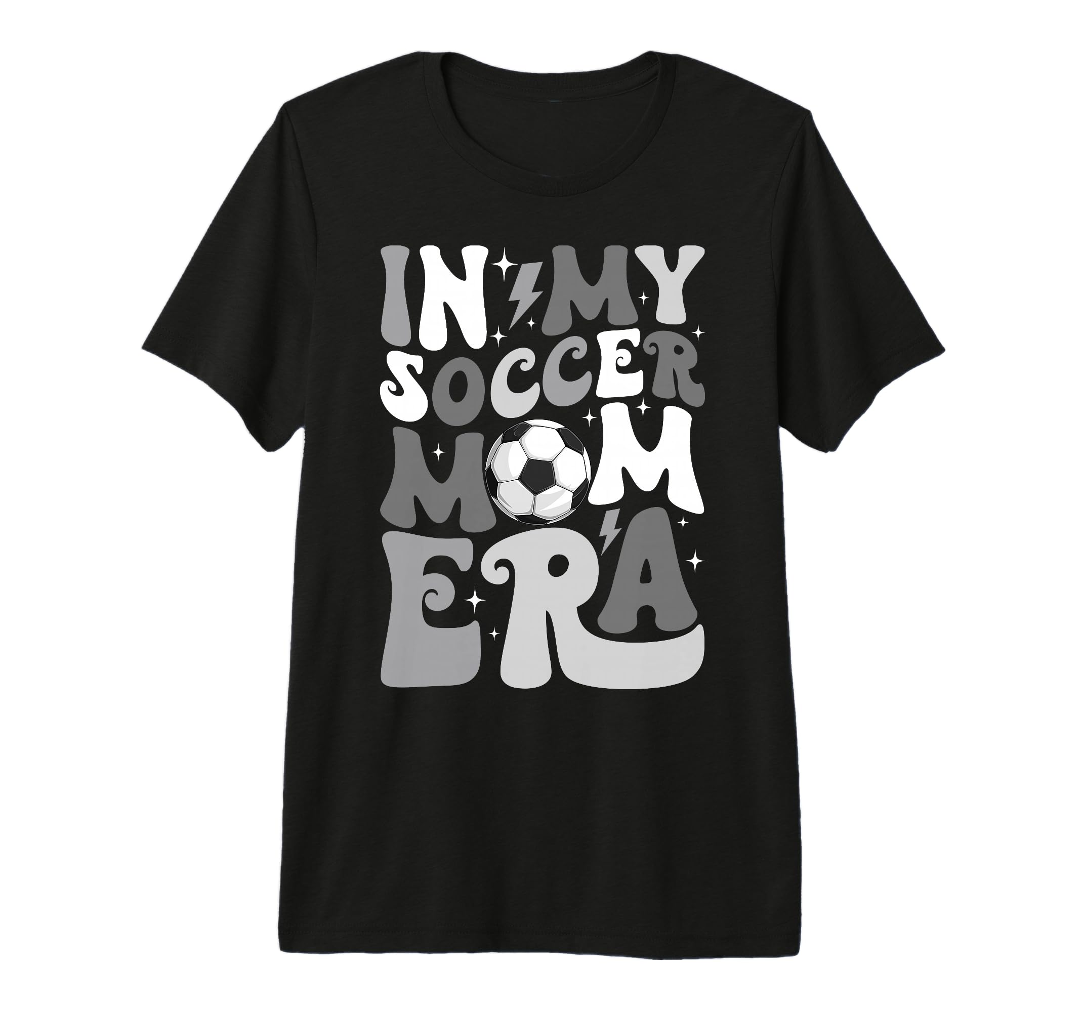 Groovy My Soccer Mom Era Mommy T-Shirt - Aesthetic Graphic for Adults - T-Shirt, Sweatshirt, Hoodie