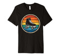 Sunset Roller Skate Shoes Silhouette T-Shirt - Custom Art Print for Adults - T-Shirt, Sweatshirt, Hoodie