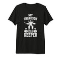 My Grandson Hockey Keeper Grandma T-Shirt - Trendy Graphic for Adults - T-Shirt, Sweatshirt, Hoodie
