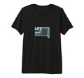 Life Is About Goals Soccer Tri Blend T-Shirt - Trendy Graphic Unisex - T-Shirt, Sweatshirt, Hoodie