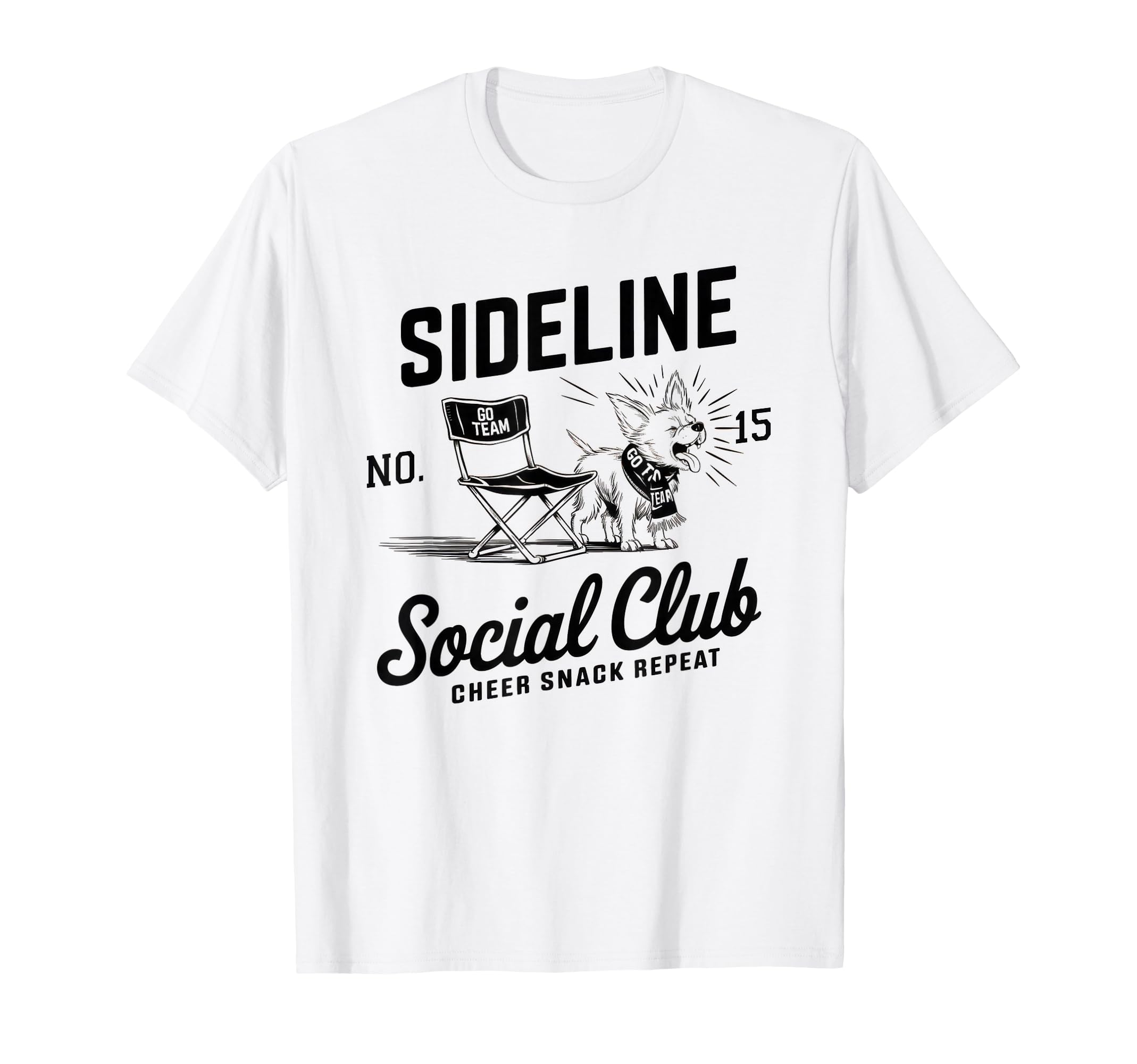 Sideline Social Club Soccer Mom Game T-Shirt - Custom Art Print Men Women - T-Shirt, Sweatshirt, Hoodie