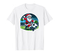 Santa Loves Soccer T-Shirt - Unique Graphic Unisex - T-Shirt, Sweatshirt, Hoodie