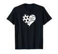 Baseball Laces Soccer Ball Pattern T-Shirt - Minimalist Print for Adults - T-Shirt, Sweatshirt, Hoodie